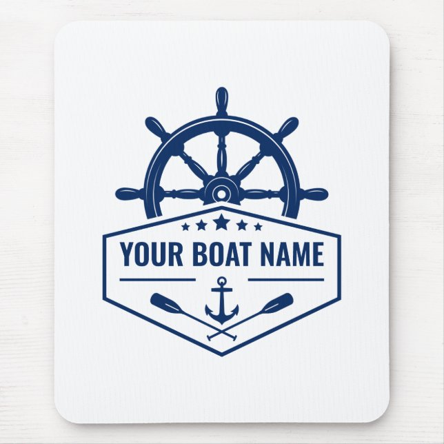 Hjul för din sjömansflotta Namn Nautical Anchor Oa Musmatta (Framsidan)