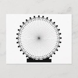 Hjul för fyrhjuling vykort