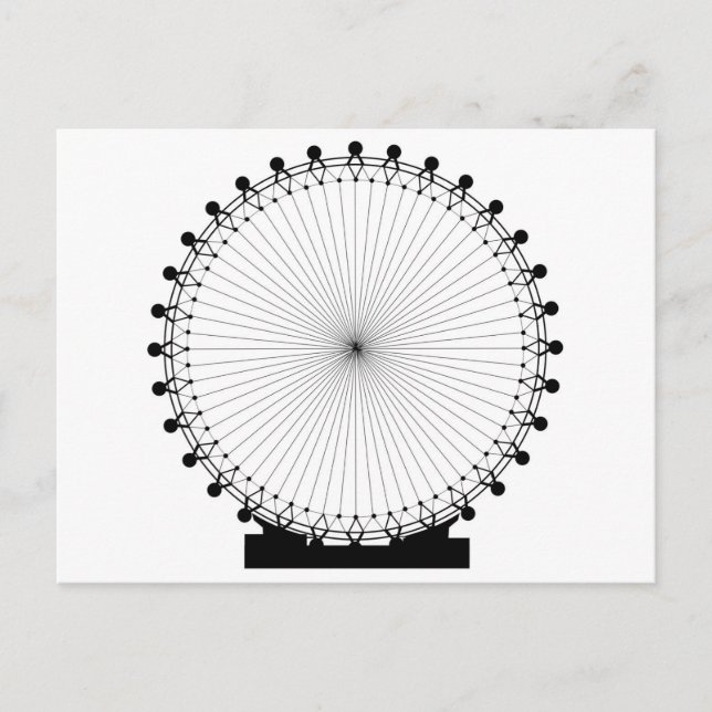 Hjul för fyrhjuling vykort (Framsida)