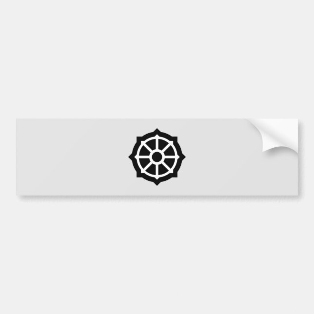 Hjul i Dharma (buddhism, hindusim) Bildekal (Framsidan)