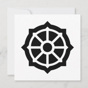 Hjul i Dharma (buddhism, hindusim) Kort