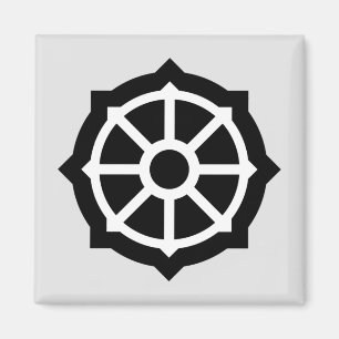 Hjul i Dharma (buddhism, hindusim) Magnet