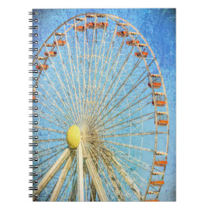 Hjul i Himlar Ferris Wheel Notebook Anteckningsbok Med Spiral