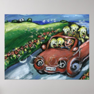Hjul- och vänstertrafik poster