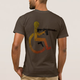 Hjul och vapen - ingen cirkel, multipla - tillverk t shirt