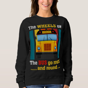 Hjul på buss-rundan och rundskolan t shirt