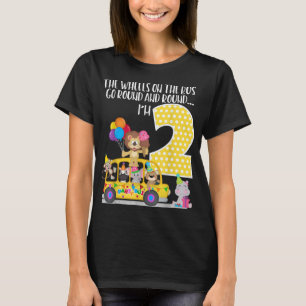 Hjul på Buss:s andra födelsedag, 2 år gammal famil T Shirt