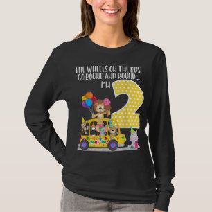 Hjul på Buss:s andra födelsedag, 2 år gammal famil T Shirt
