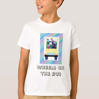 Hjul-på--Buss T-tröja Tee Shirt