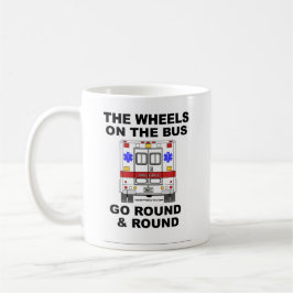 Hjul på bussen - ambulans (koppen) kaffemugg