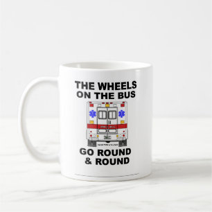 Hjul på bussen - ambulans (koppen) kaffemugg
