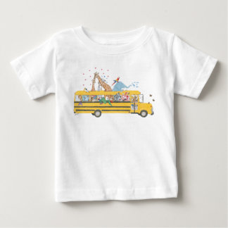 Hjul på den Buss-spanska Stänk T Shirt