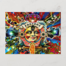 Hjul på Fortune-vykort Vykort