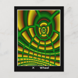 Hjul-Tarot Card Vykort