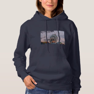 " hjul vid Twilight" Dam Hoodie Swthelgt T Shirt