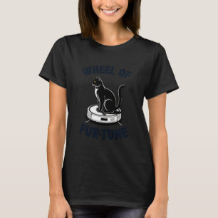 Hjulet av Fur-Tune Robotdammsugare Rolig Katt 8 T Shirt
