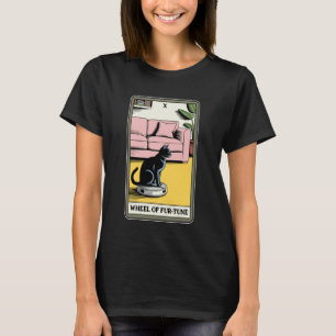 Hjulet av Fur-Tune Robotdammsugare Roligt Tarot T Shirt