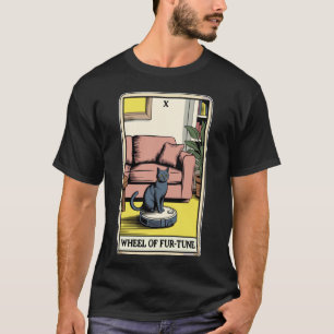 Hjulet av Fur-Tune Robotdammsugare Roligt Tarot T Shirt