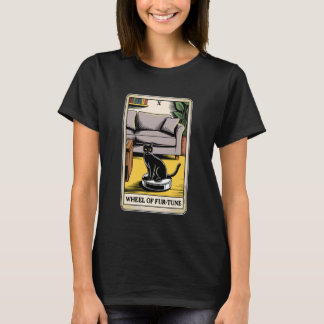 Hjulet av Fur-Tune Robotdammsugare Roligt Tarot T Shirt