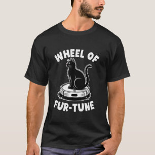 Hjulet för Fur-Tune Katt Joke Robot Dammsugare Ca T Shirt