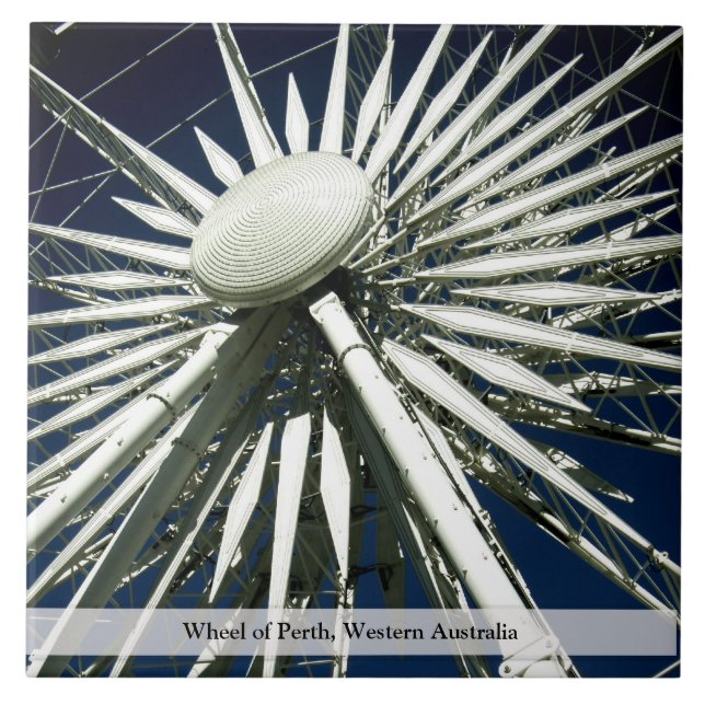 Hjulet i Perth, Western Australia Keramisk kakel (Framsidan)