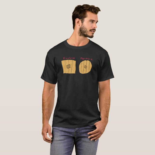 Hjulets ingrepp tee shirt (Hel framsida)