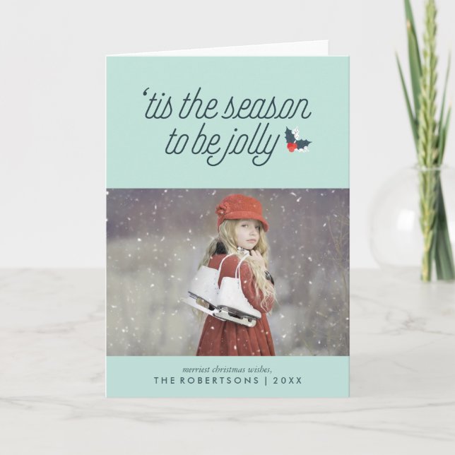 Hjullåg av Holly Festive julkort Helgkort (Framsida)