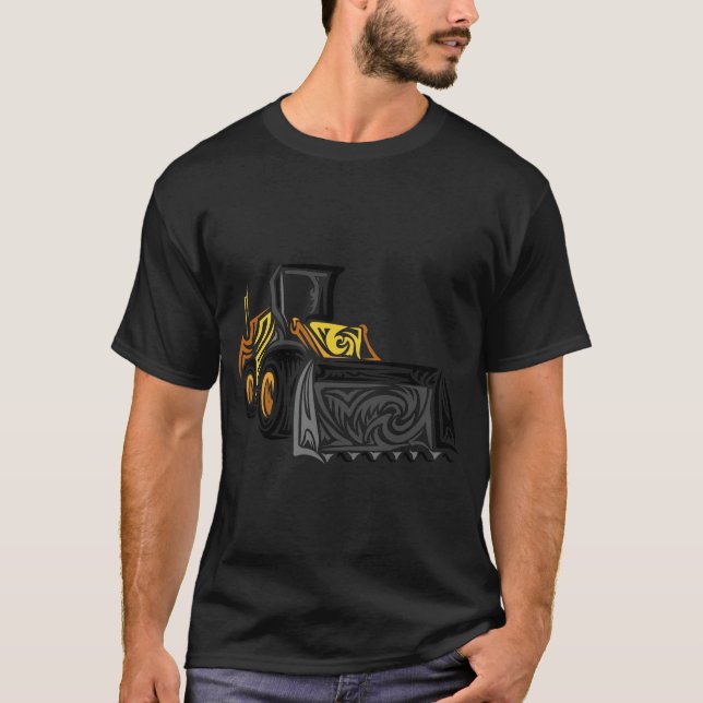 hjullastare t shirt (Framsida)