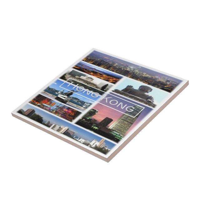 HK012 HONGKONG, Asien. Kakelplatta (Sidan)