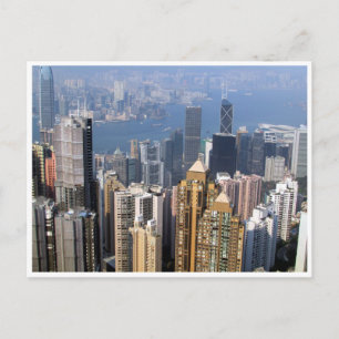 hk-skyscraper vykort