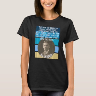 HL Mencken Quote American People Admire Liars Dete T Shirt