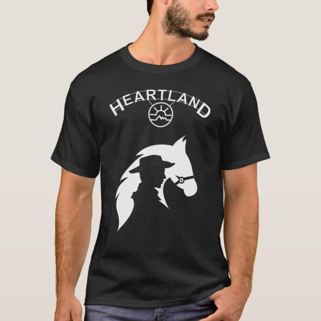 HL Ranch Heartland Heartland Heartland Canad T Shirt (Framsida)