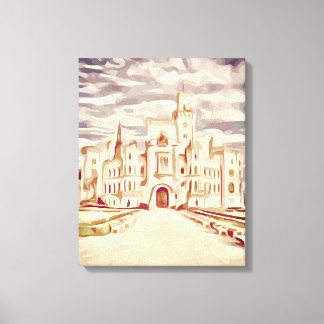 hluboká castle canvastryck (Framsida)