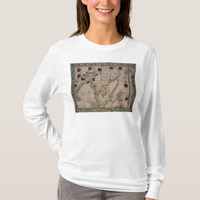 HM 41 fjärran östern, från en portolan kartbok Tröja (Framsida)