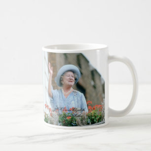 HM drottning Elizabeth, drottningmodern 1985 Kaffemugg