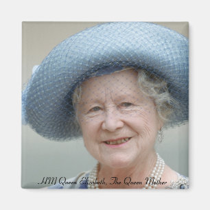 HM drottning Elizabeth, drottningmodern 1988 Magnet