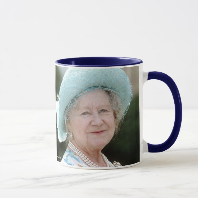 HM drottning Elizabeth, drottningmodern Berlin Mugg (Höger)