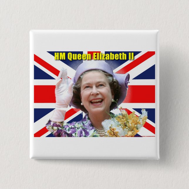 HM drottning Elizabeth II Knapp (Framsida)