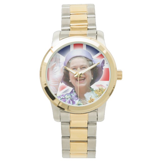 HM drottning Elizabeth II - Majestic! Armbandsur (Framsida)