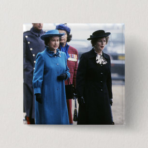 HM drottning Elizabeth II-Margaret Thatcher Knapp