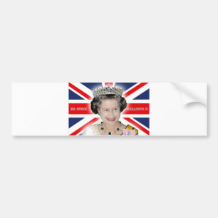 HM drottning Elizabeth II - Pro foto Bildekal