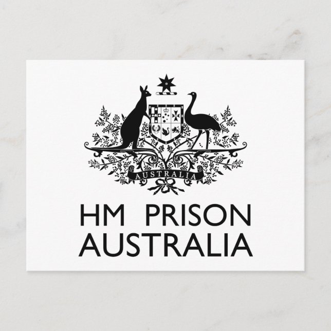 HM-fängelset Australien Vykort (Framsida)