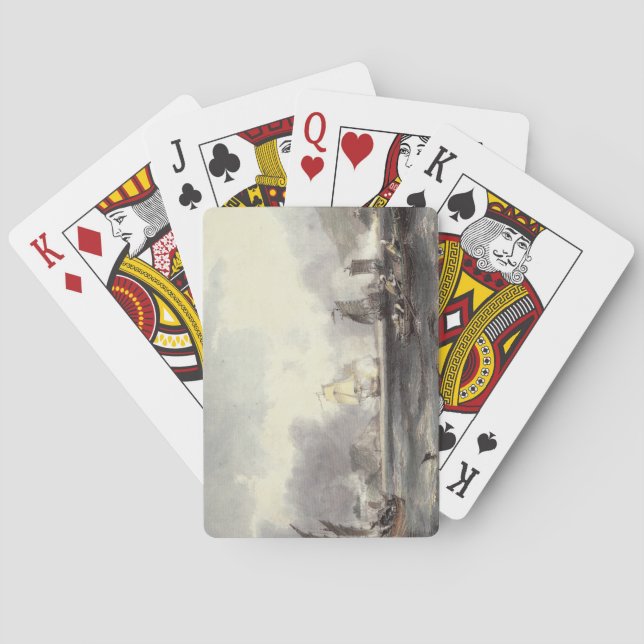 HM- Fraktaser Imogene och Andromache som passerar  Casinokort (Baksidan)