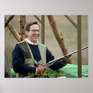 HM Kung Constantine II i Grekland Poster