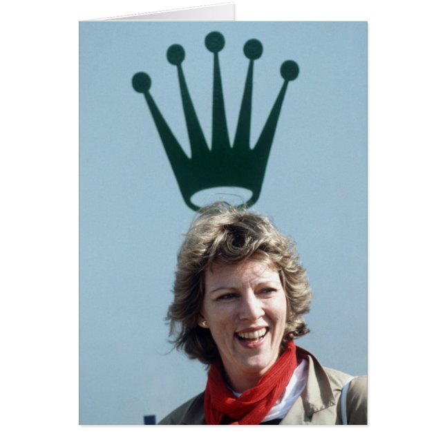HM Queen Anne-Marie of Greece Hälsningskort (Framsidan)