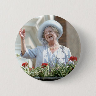 HM Queen Elizabeth, drottningen Mor 1990 Knapp