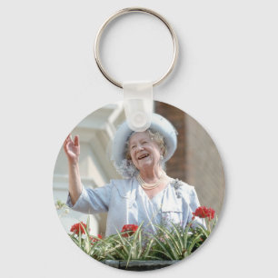 HM Queen Elizabeth, drottningen Mor 1990 Nyckelring