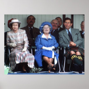 HM Queen Elizabeth, drottningen Mor Poster