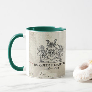 HM Queen Elizabeth II 1926-2022 Dual Sided Mugg