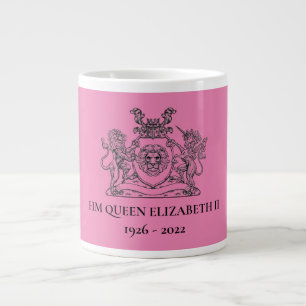 HM Queen Elizabeth II Bone China Tea Mugg Jumbo Mugg